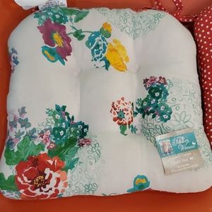 Pioneer Woman Country Garden chair pads (2)